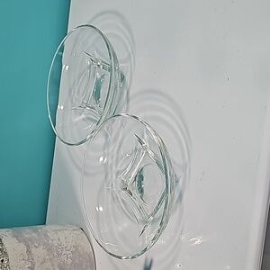 Two Hazel Atlas Vintage bowls.  6" circumference